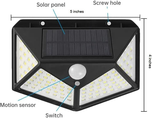 Foco Led Solar Con sensor de Movimiento