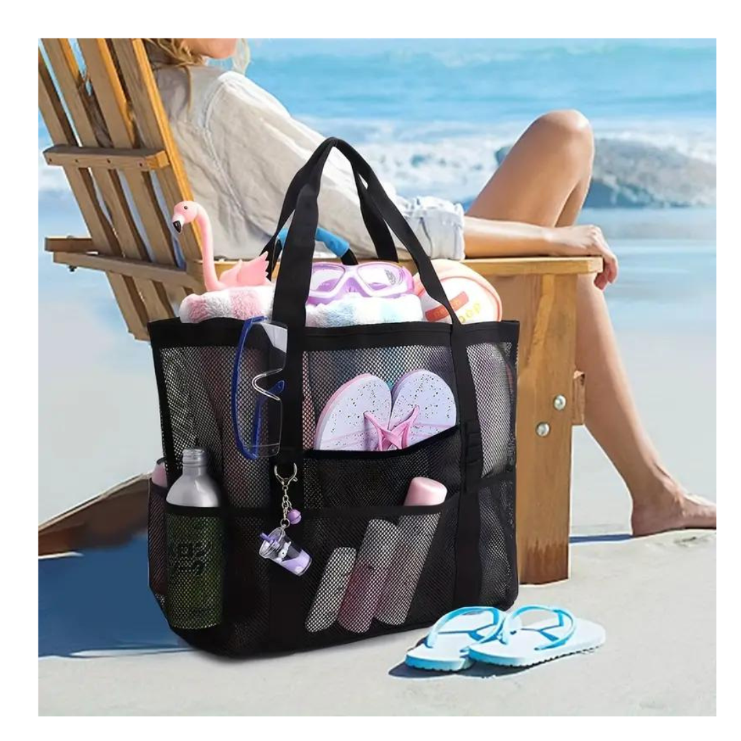 Bolso Malla Anti Arena Playa