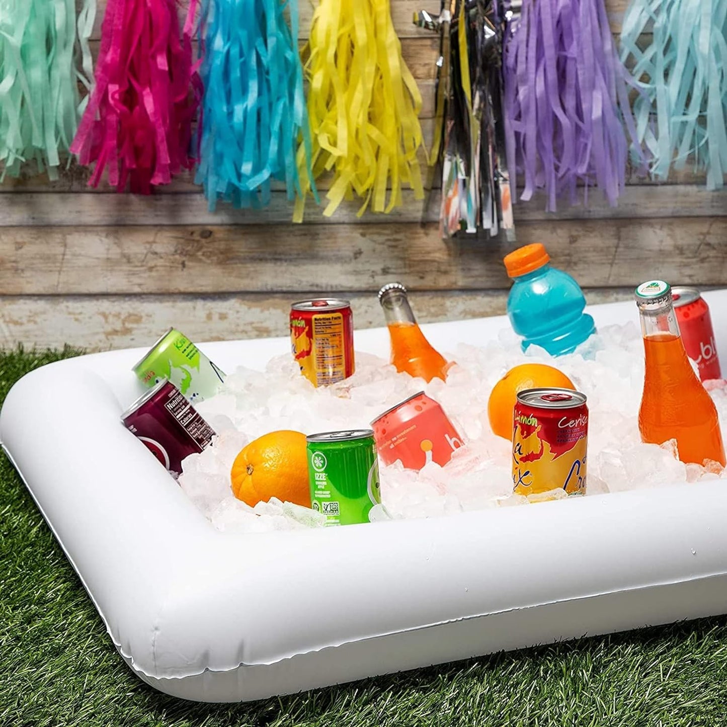 Barra Inflable Enfriador de Bebidas y Buffet