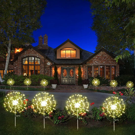 Pack 2 Estacas solar diente león - Luz Cálida