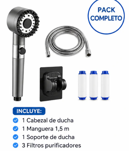 Pack Premium Ducha Spa Purificadora