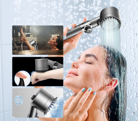 Pack Premium: Cabezal de Ducha de Alta Presión con Masaje Relajante+ ENVIO GRATIS