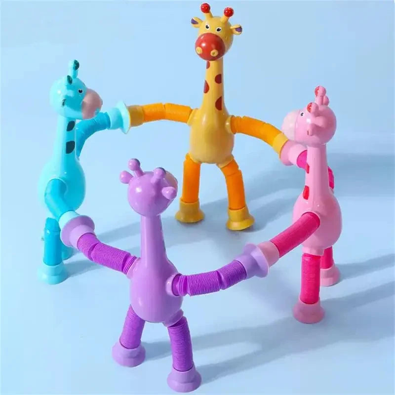 Pack 4 Juguetes Sensoriales colores surtidos- Jirafa o Robot