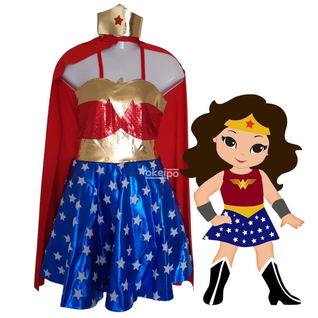 Mujer Maravilla para Niñas - Okeipo