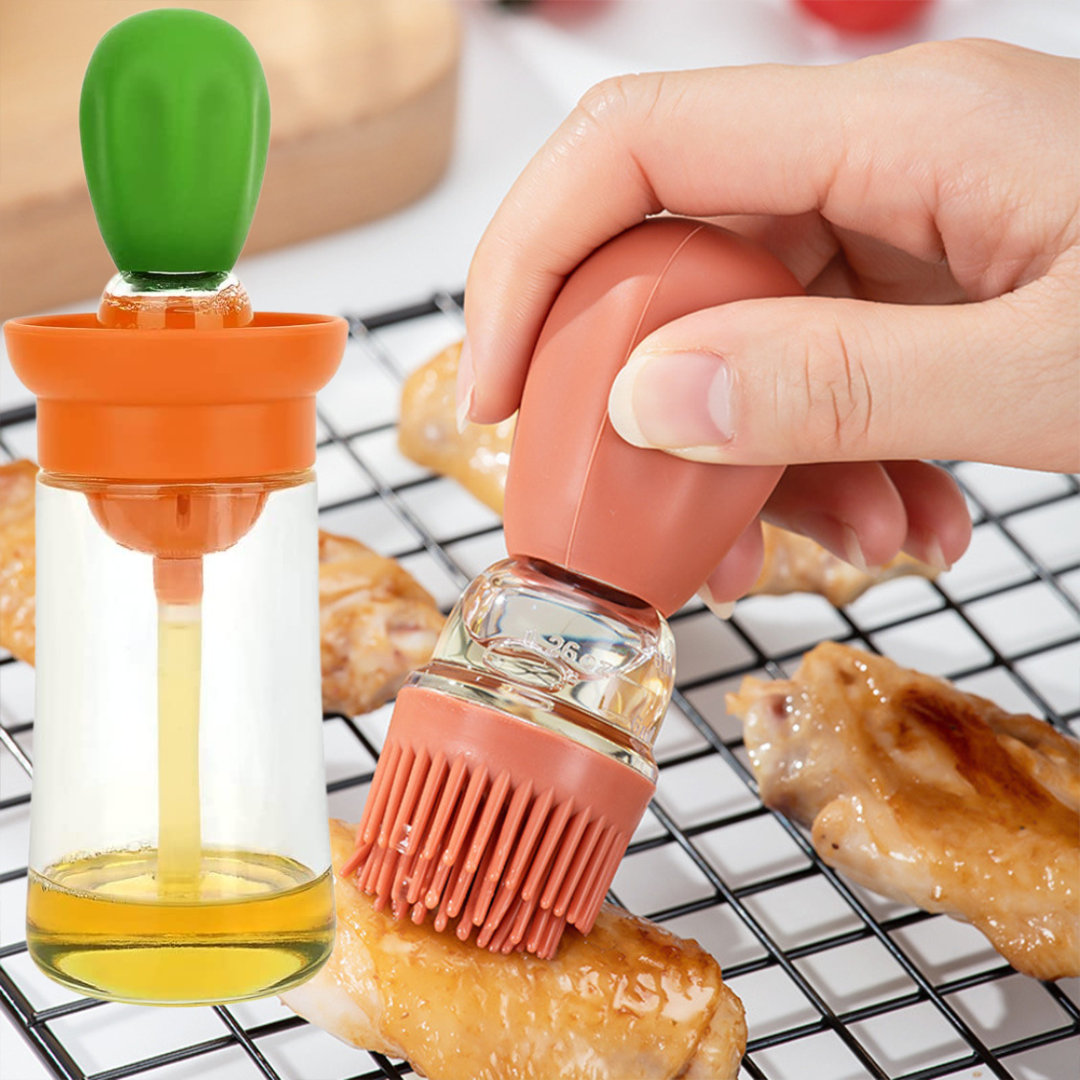Dispensador con Brocha de Silicona 2 en 1 - Okeipo