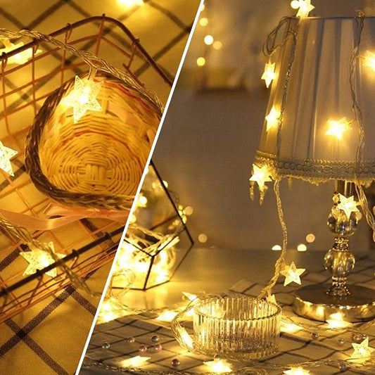 Luces Cadena de Estrellas - Okeipo