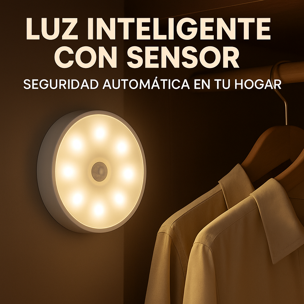 ¡Evita caídas en la oscuridad con nuestra Luz LED Inteligente!