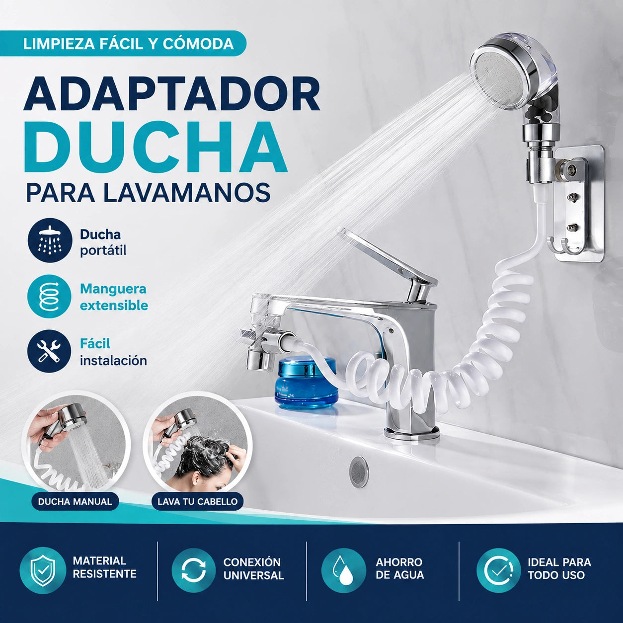 Adaptador Ducha para Lavamanos