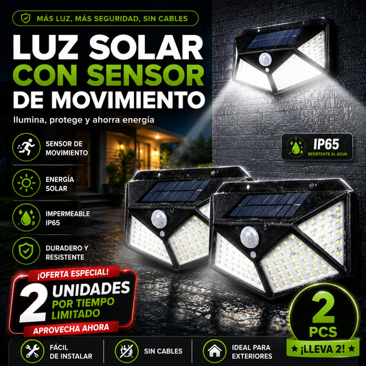 Foco Led Solar Con sensor de Movimiento