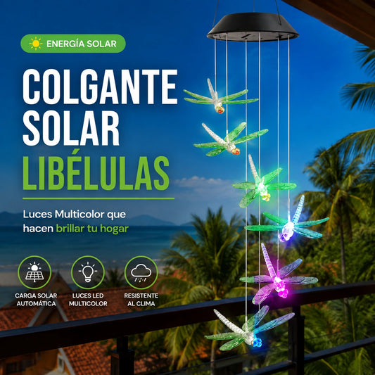 Colgante Solar de Libelulas