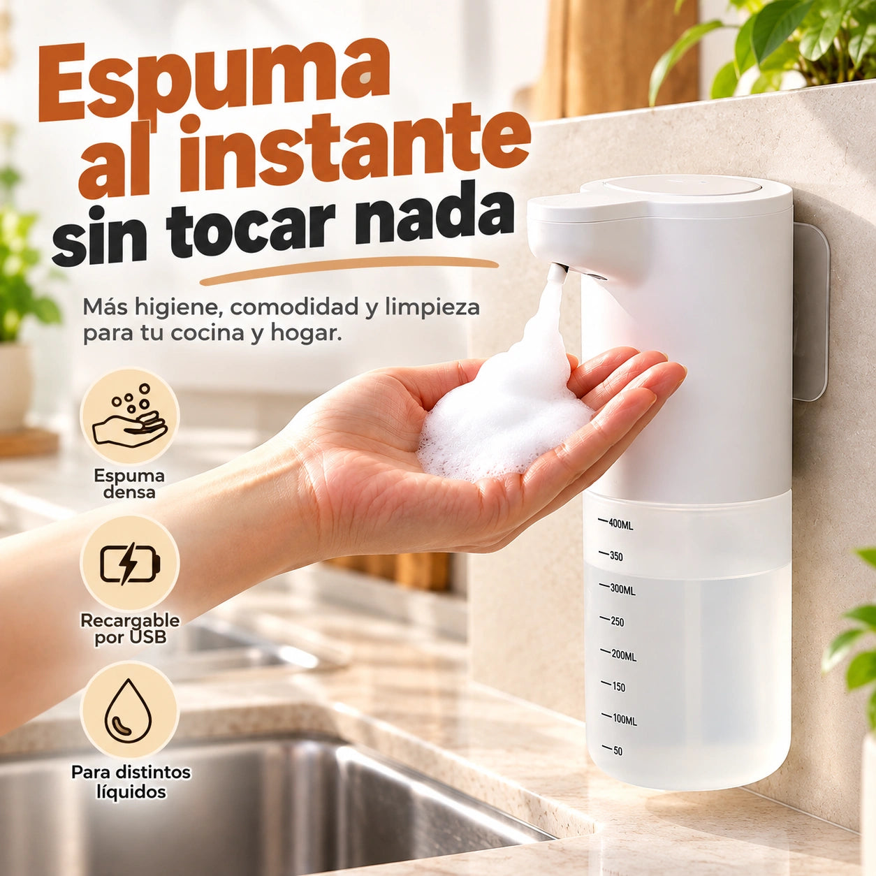 Dispensador Recargable Multiusos