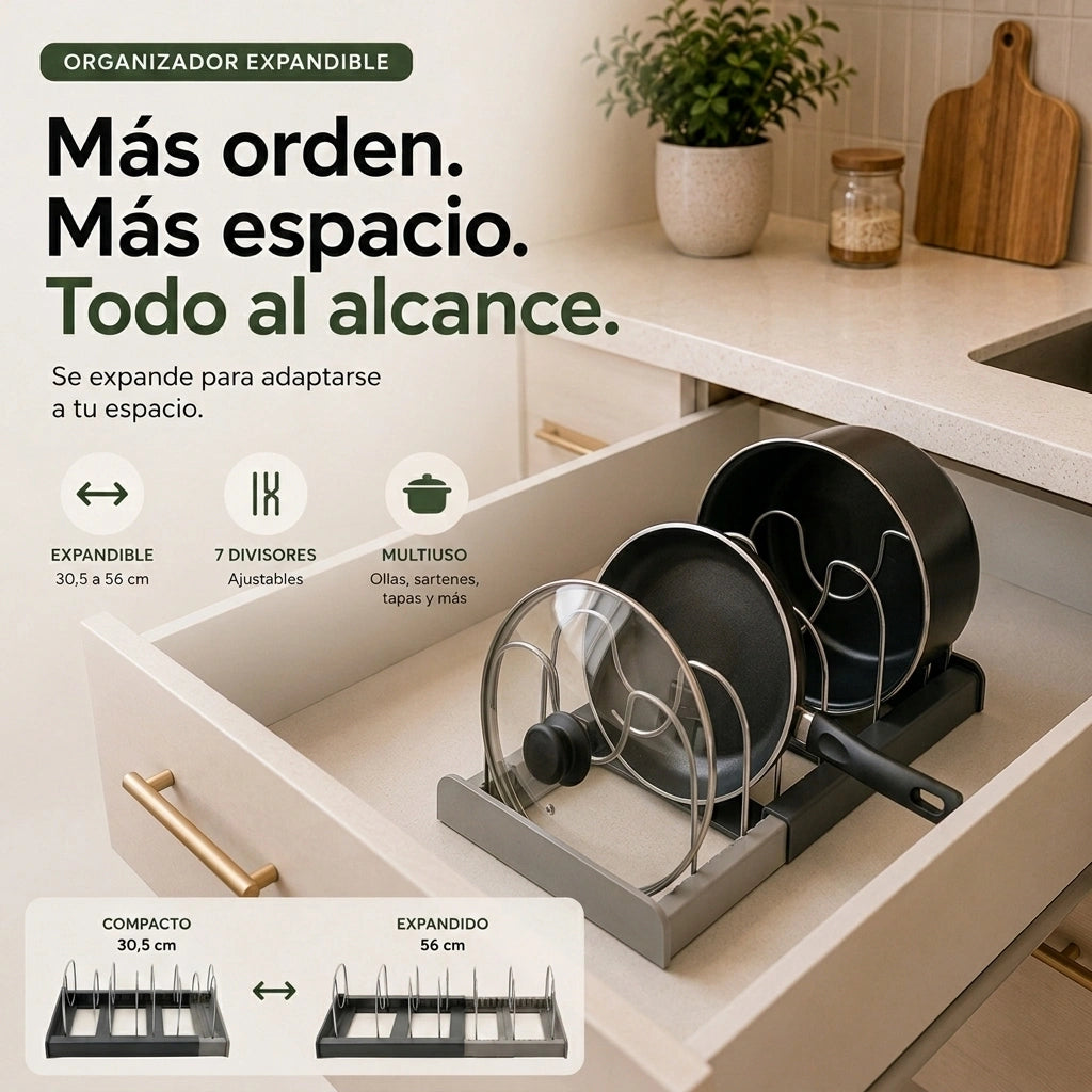 Organizador Extensible de Cocina