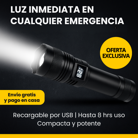 Flashlight - Linterna Táctica con Zoom