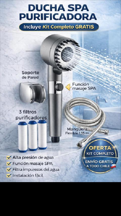 Cabezal de Ducha de Alta Presión