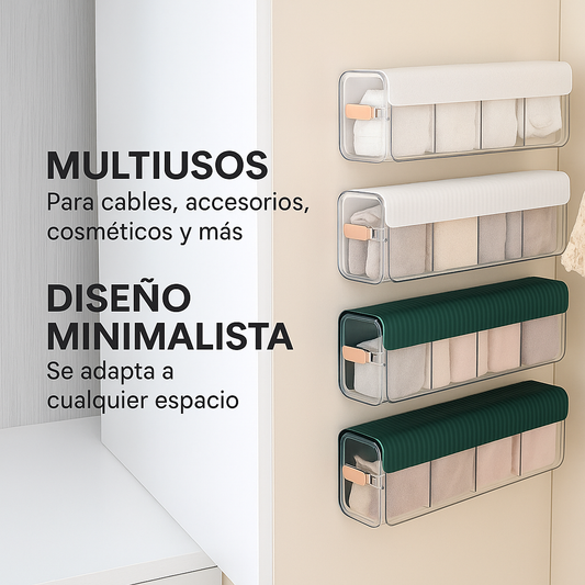 Optimiza tu espacio como nunca antes - Organizador Multiusos Deslizable Pack 2