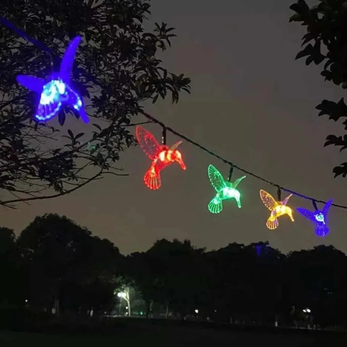 Guirnalda Solar de Luces Colibrí - Okeipo