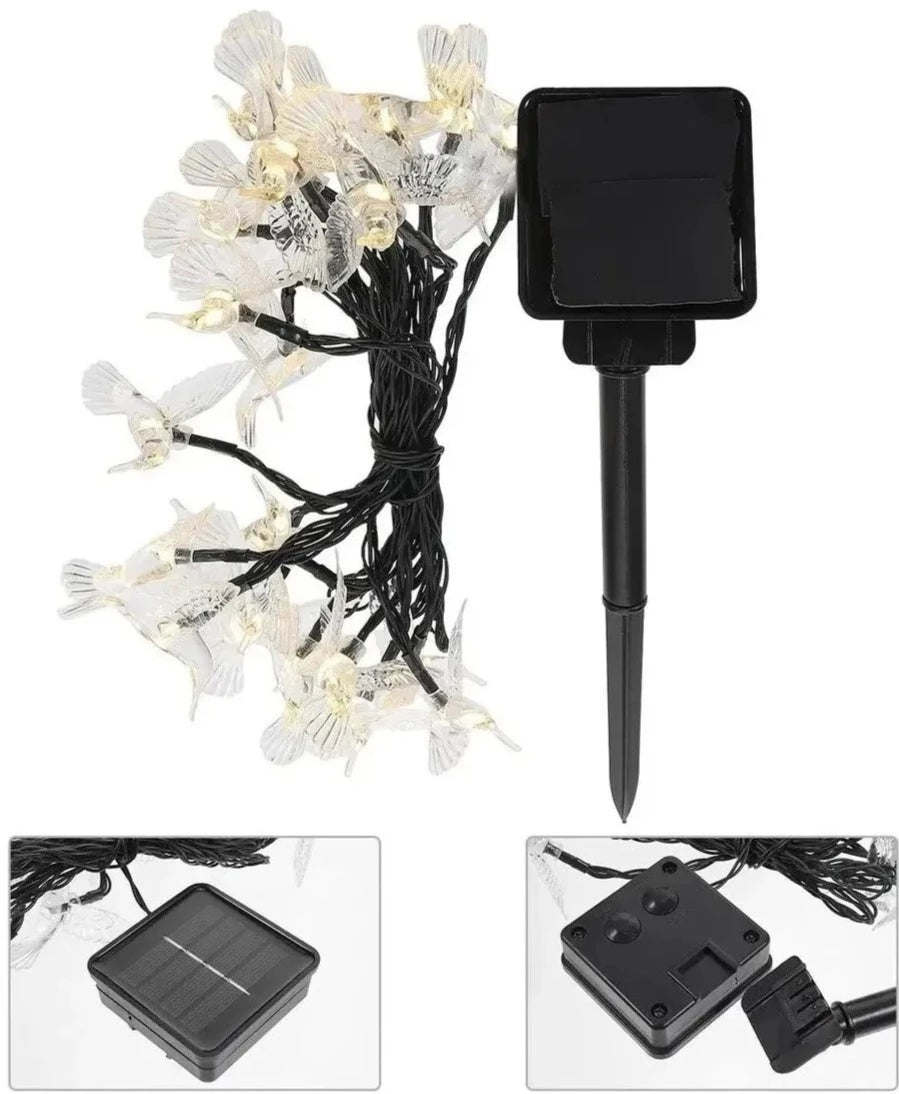 Guirnalda Solar de Luces Colibrí - Okeipo